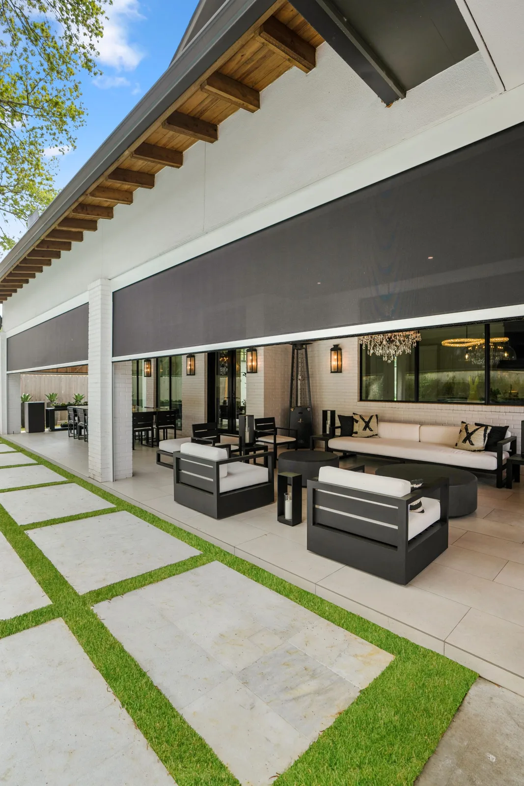 Motorized blinds and hurricane shutters installed by The Yasma Screen, Southwest Florida